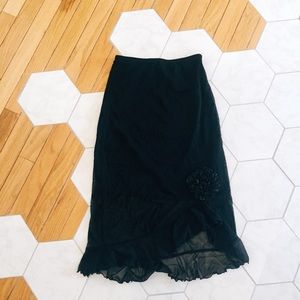 XS Black skirt